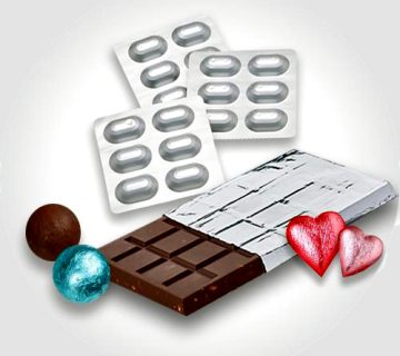 فویل آلومینیوم شکلات جهت بسته بندی شکلات